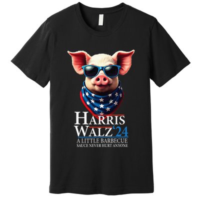 Barbecue Bbq Funny Pork Kamala Harris Waltz 2024 Premium T-Shirt