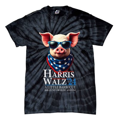 Barbecue Bbq Funny Pork Kamala Harris Waltz 2024 Tie-Dye T-Shirt