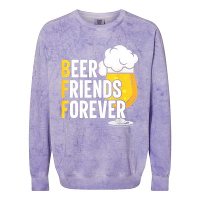 BFF Beer Friends Forever Happy Oktoberfest Colorblast Crewneck Sweatshirt