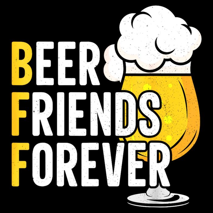 BFF Beer Friends Forever Happy Oktoberfest Drawstring Bag