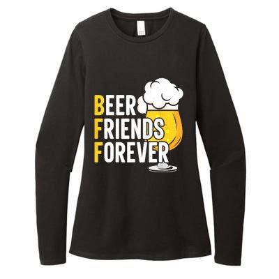 BFF Beer Friends Forever Happy Oktoberfest Womens CVC Long Sleeve Shirt