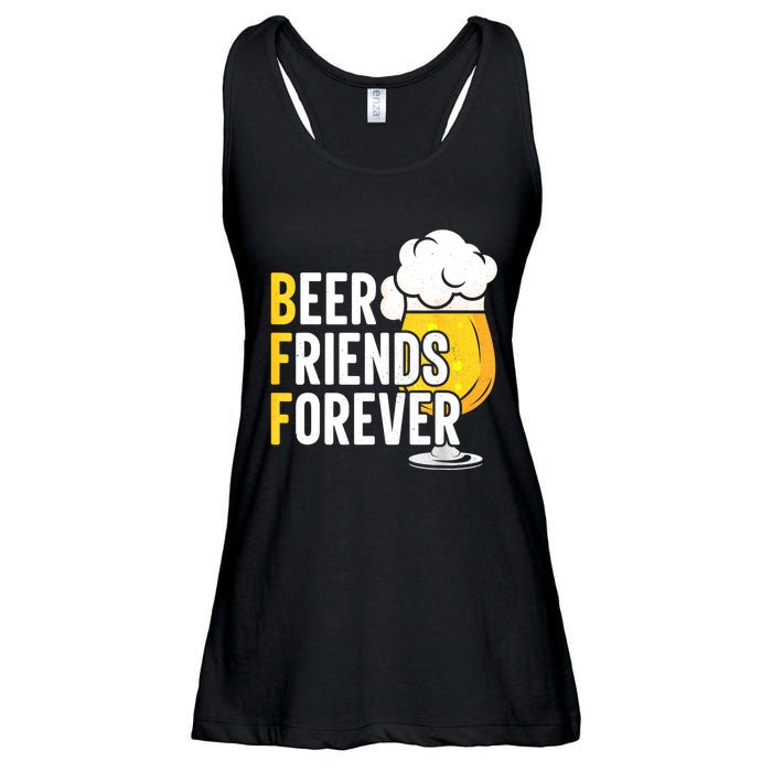 BFF Beer Friends Forever Happy Oktoberfest Ladies Essential Flowy Tank