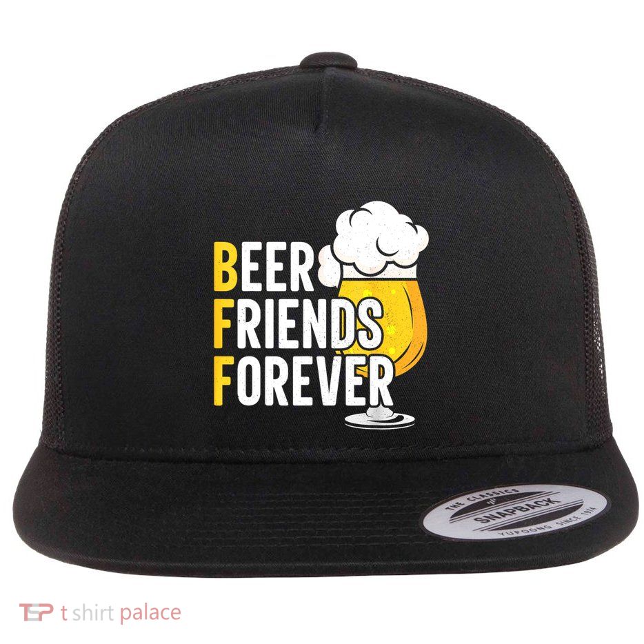 BFF Beer Friends Forever Happy Oktoberfest Flatbill Hat