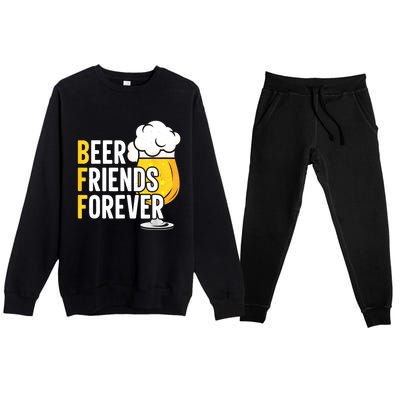 BFF Beer Friends Forever Happy Oktoberfest Premium Crewneck Sweatsuit Set