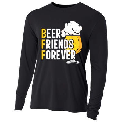 BFF Beer Friends Forever Happy Oktoberfest Cooling Performance Long Sleeve Crew