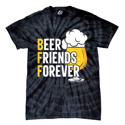 BFF Beer Friends Forever Happy Oktoberfest Tie-Dye T-Shirt