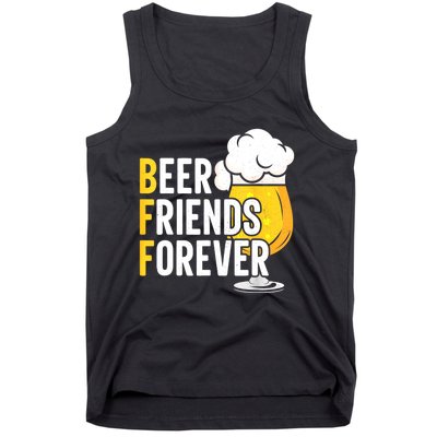 BFF Beer Friends Forever Happy Oktoberfest Tank Top