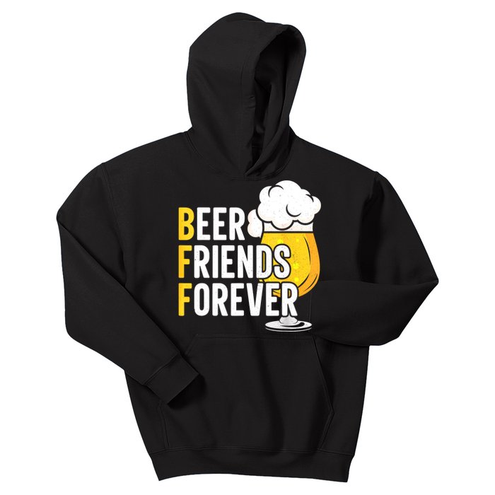 BFF Beer Friends Forever Happy Oktoberfest Kids Hoodie