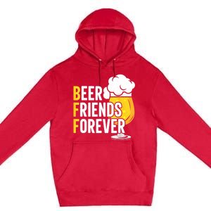 BFF Beer Friends Forever Happy Oktoberfest Premium Pullover Hoodie