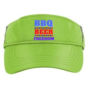 Bbq Beer Freedom Merican Usa Party Great Gift Adult Drive Performance Visor