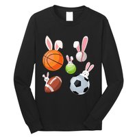 Basketball Baseball Football Soccer Sports Easter Long Sleeve Shirt