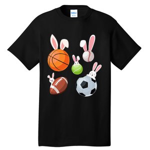 Basketball Baseball Football Soccer Sports Easter Tall T-Shirt