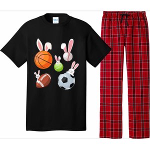 Basketball Baseball Football Soccer Sports Easter Pajama Set