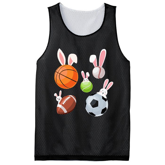 Basketball Baseball Football Soccer Sports Easter Mesh Reversible Basketball Jersey Tank