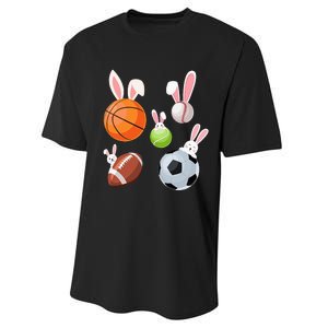 Basketball Baseball Football Soccer Sports Easter Performance Sprint T-Shirt