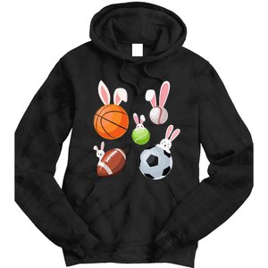 Basketball Baseball Football Soccer Sports Easter Tie Dye Hoodie