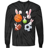 Basketball Baseball Football Soccer Sports Easter Tie-Dye Long Sleeve Shirt