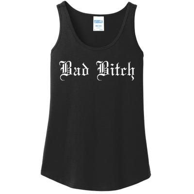 Bad Bitch Funny Joke Street Wear Ladies Essential Tank