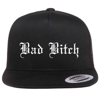 Bad Bitch Funny Joke Street Wear Flat Bill Trucker Hat