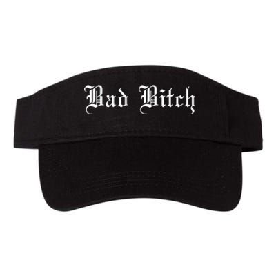 Bad Bitch Funny Joke Street Wear Valucap Bio-Washed Visor