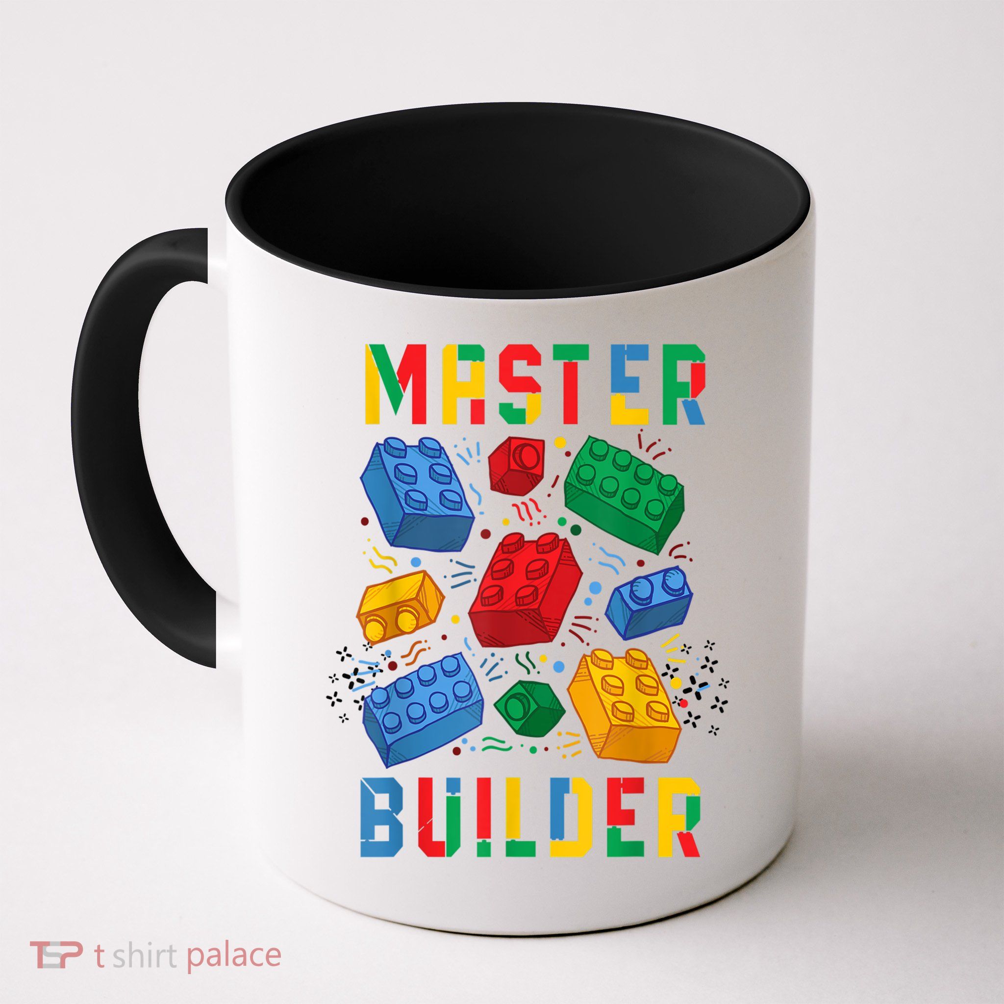 Brick Builder Funny Blocks Master Builder Gift Mug