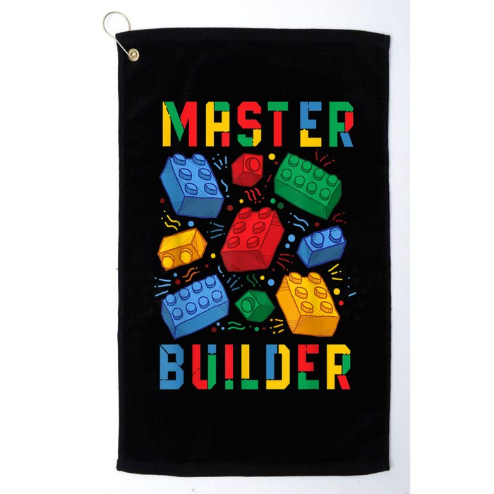 Brick Builder Funny Blocks Master Builder Gift Golf Towel