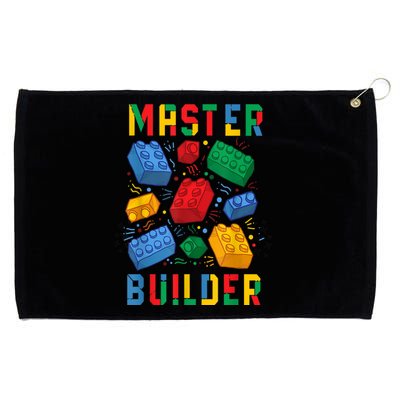 Brick Builder Funny Blocks Master Builder Gift Grommeted Golf Towel