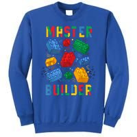 Brick Builder Funny Blocks Master Builder Gift Sweatshirt