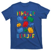 Brick Builder Funny Blocks Master Builder Gift T-Shirt