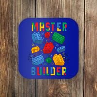 Brick Builder Funny Blocks Master Builder Gift Coaster