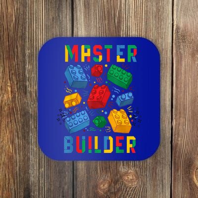 Brick Builder Funny Blocks Master Builder Gift Coaster