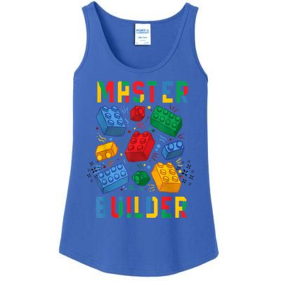 Brick Builder Funny Blocks Master Builder Gift Ladies Essential Tank