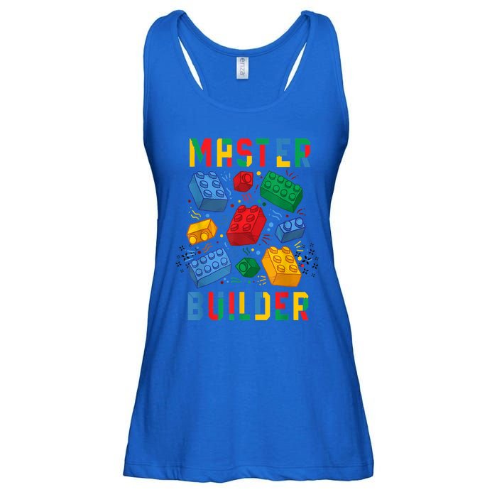 Brick Builder Funny Blocks Master Builder Gift Ladies Essential Flowy Tank