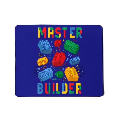 Brick Builder Funny Blocks Master Builder Gift Mousepad