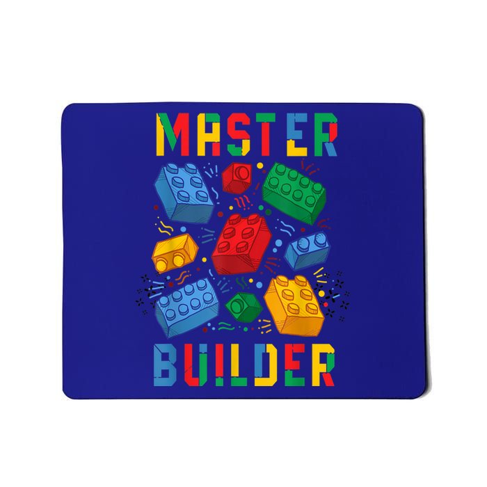 Brick Builder Funny Blocks Master Builder Gift Mousepad