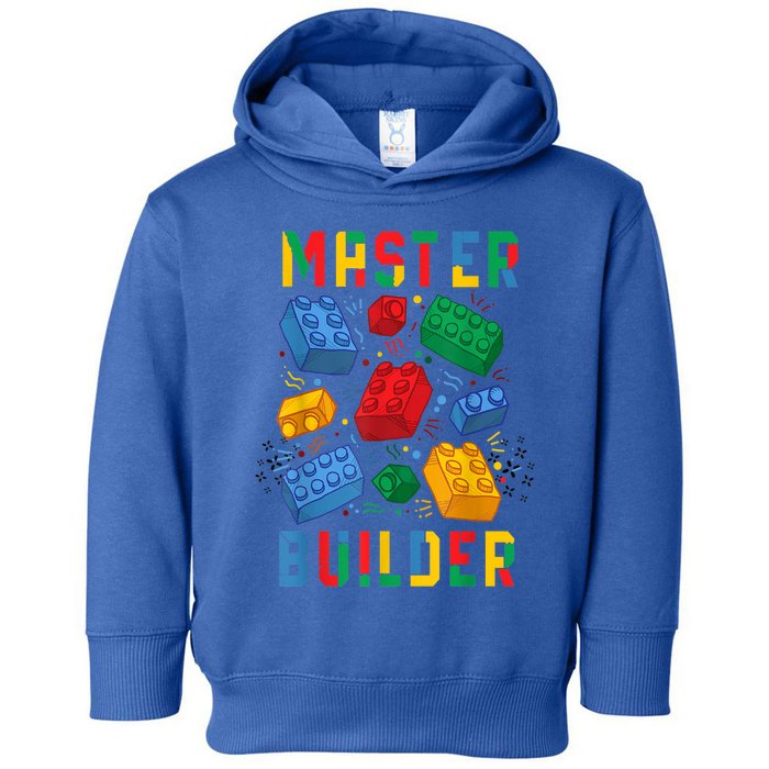 Brick Builder Funny Blocks Master Builder Gift Toddler Hoodie