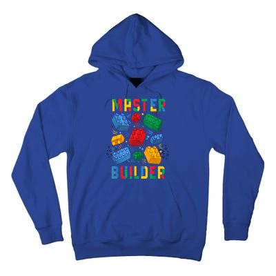 Brick Builder Funny Blocks Master Builder Gift Tall Hoodie