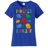 Brick Builder Funny Blocks Master Builder Gift Women's T-Shirt