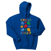 Brick Builder Funny Blocks Master Builder Gift Kids Hoodie