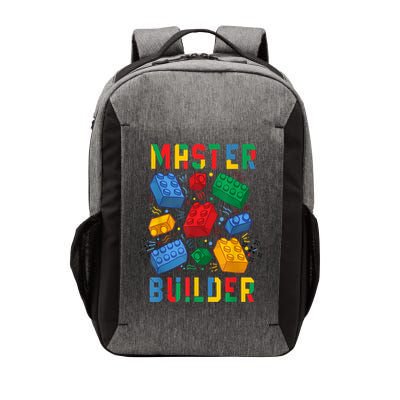 Brick Builder Funny Blocks Master Builder Gift Vector Backpack