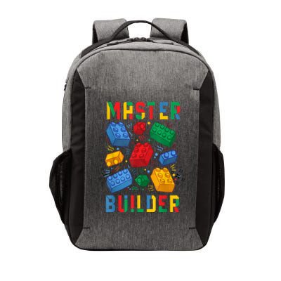 Brick Builder Funny Blocks Master Builder Gift Vector Backpack