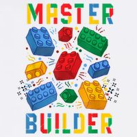 Brick Builder Funny Blocks Master Builder Gift Garment-Dyed Sweatshirt