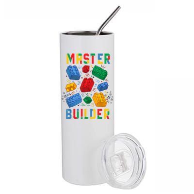 Brick Builder Funny Blocks Master Builder Gift Stainless Steel Tumbler