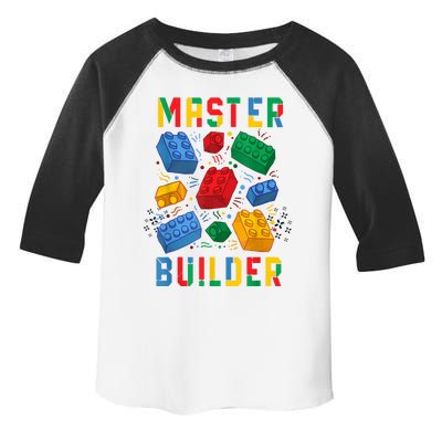 Brick Builder Funny Blocks Master Builder Gift Toddler Fine Jersey T-Shirt