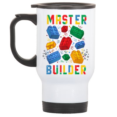 Brick Builder Funny Blocks Master Builder Gift Stainless Steel Travel Mug