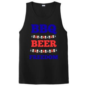 Bbq Beer Freedom Cool Gift PosiCharge Competitor Tank