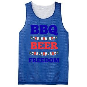 Bbq Beer Freedom Cool Gift Mesh Reversible Basketball Jersey Tank