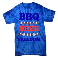 Bbq Beer Freedom Cool Gift Tie-Dye T-Shirt