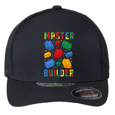 Brick Builder Funny Blocks Master Builder Flexfit Unipanel Trucker Cap