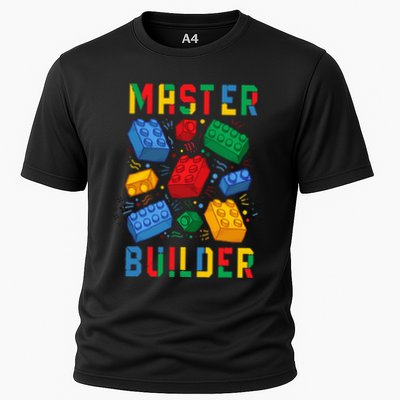 Brick Builder Funny Blocks Master Builder Performance Shirt